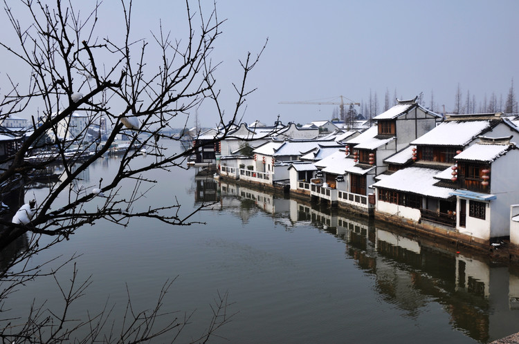 雪后放生桥